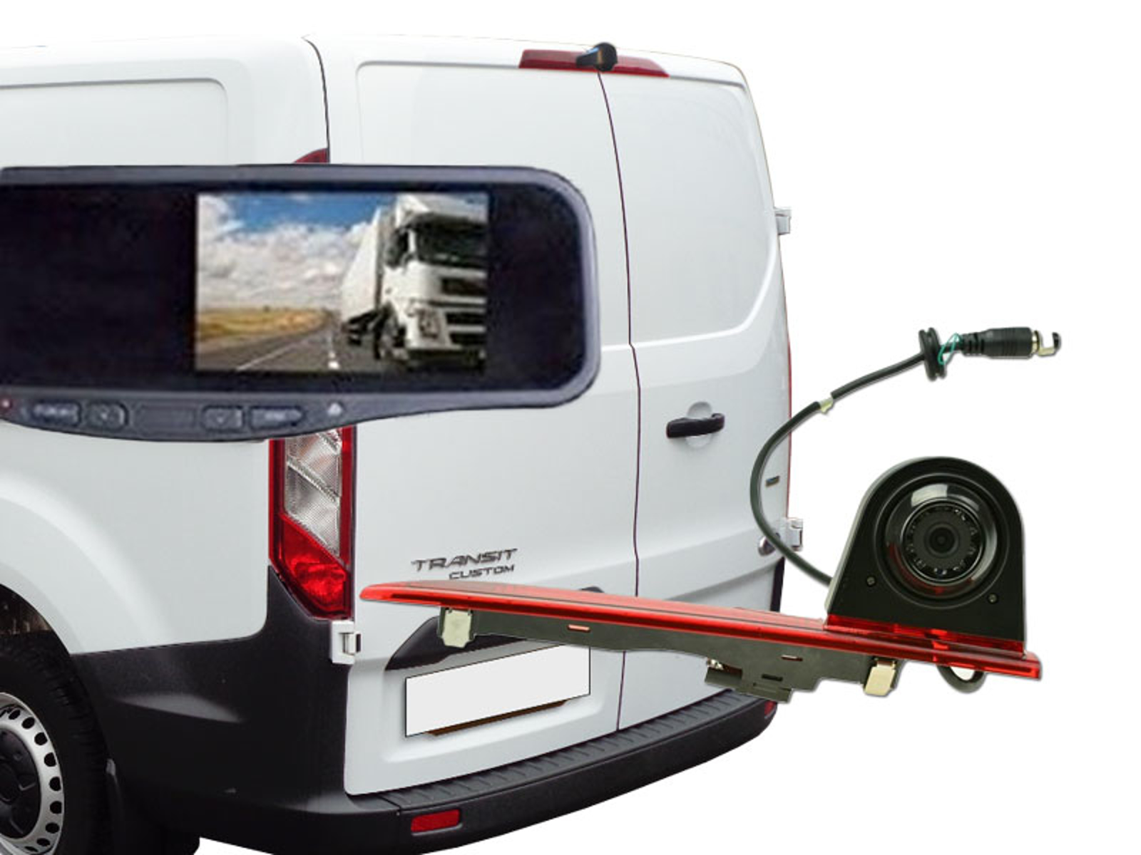 Bakkamera Kasse Kit Ford Transit Custom - Dashcam