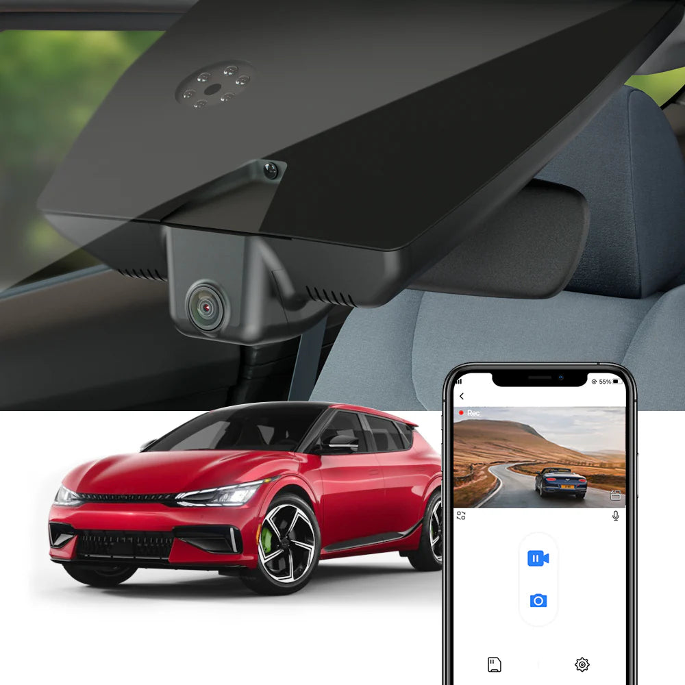 Fitcamx Dashcam Til 2022 2025 Kia Ev6 Kia Ev6 - Fitcamx Dashcam
