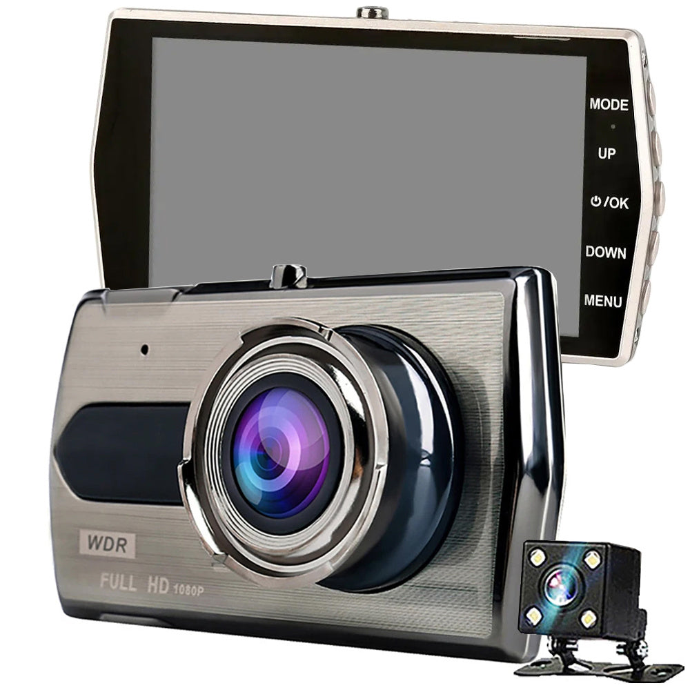 Full Bilkamera Med Ampquot Lcd Skærm Kamera Foran Bakkamera - We Do Better Dashcam  - 5907451353097